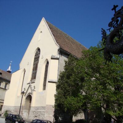 Venesis House - Cazare Sighisoara - Biserica Manastirii.JPG